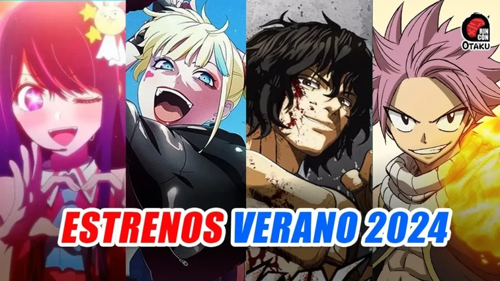 Los animes mas esperados de Verano 2024